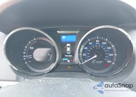 2013 Hyundai Sonata Hybrid z USA, uszkodzony, nr VIN KMHEC4A49DA074048